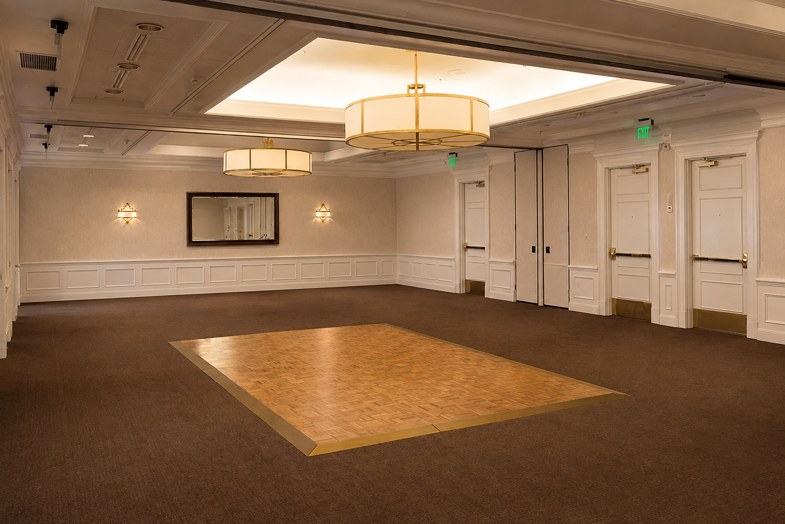 Woodmark Hotel reception room before DJ Quick Hire production